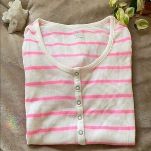 New Hot Pink Stripey Thermal